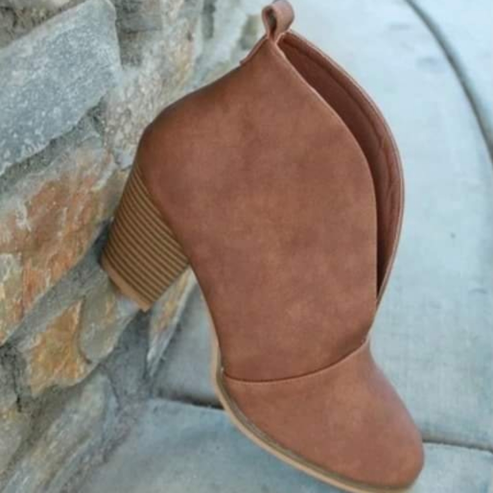 Ramona Rust Booties - Picture 2 of 2